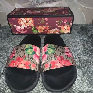 Gucci Headband and Gucci Slide ....